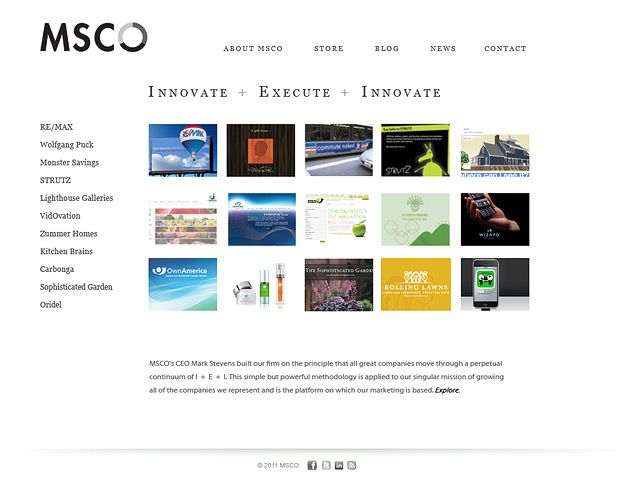 Website for marketing firm MSCO - OSO Web Studio